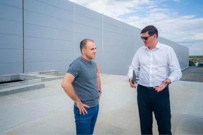 Строящийся завод BONUM в Аксае посетил Министр экономического развития Ростовской области 